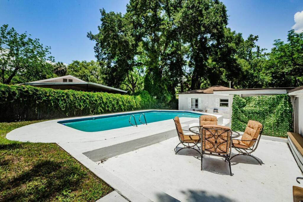 坦帕Beautiful Pool House In Old Seminole Heights!别墅 外观 照片