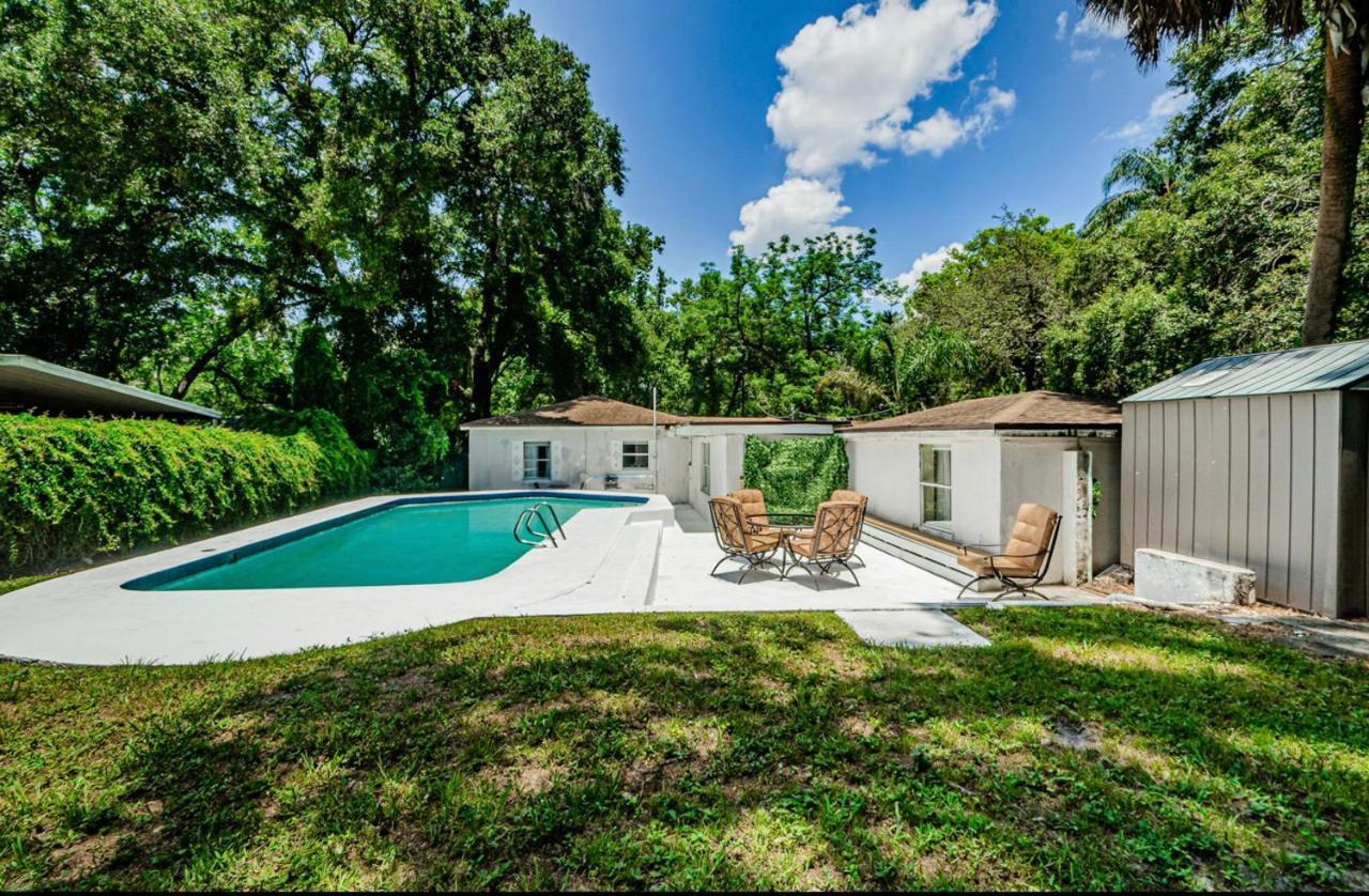 坦帕Beautiful Pool House In Old Seminole Heights!别墅 外观 照片