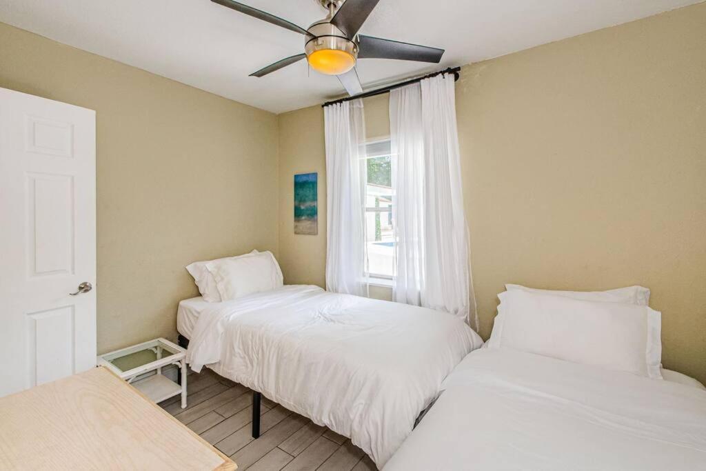 坦帕Beautiful Pool House In Old Seminole Heights!别墅 外观 照片
