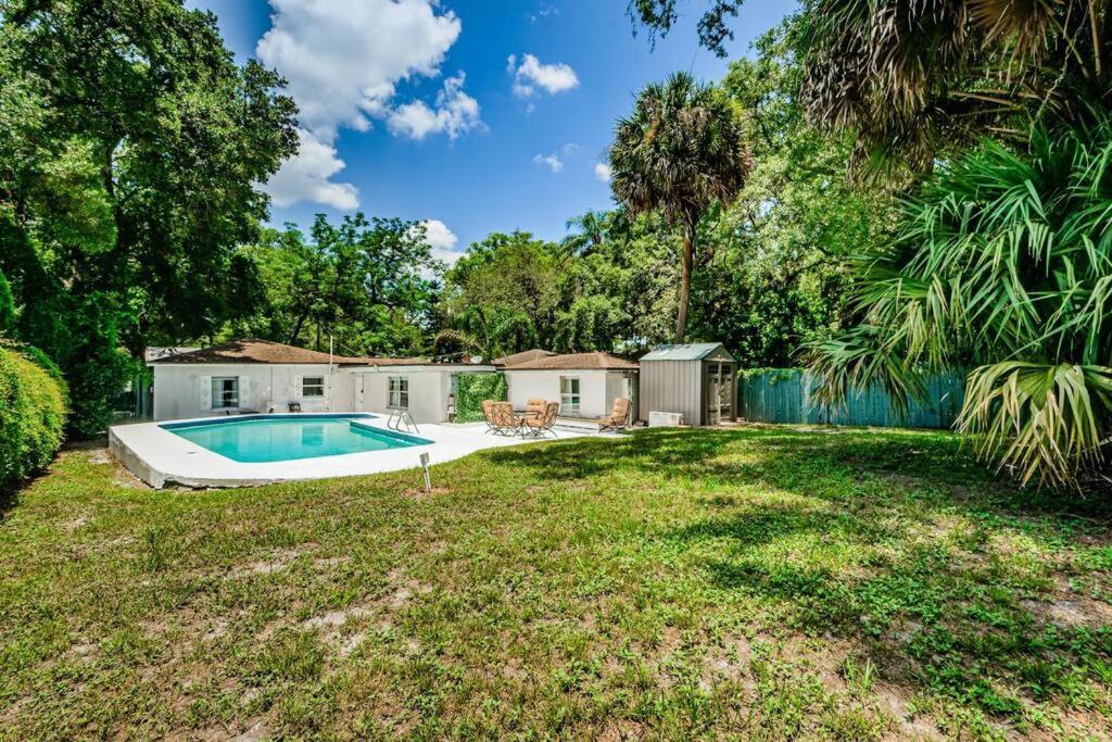 坦帕Beautiful Pool House In Old Seminole Heights!别墅 外观 照片
